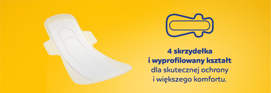 Dyskretne podpaski poporodowe ze skrzydełkami na dzień