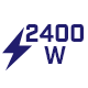 Moc 2400 W
