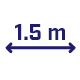 Wąż o długości 1,5 M
