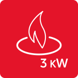 Duży palnik 3 kW Duży palnik 3 kW