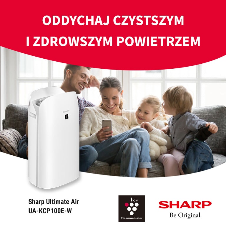 Oczyszczacz powietrza Sharp UA-KCP100E-W