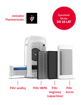 Oczyszczacz powietrza Sharp UA-KCP100E-W