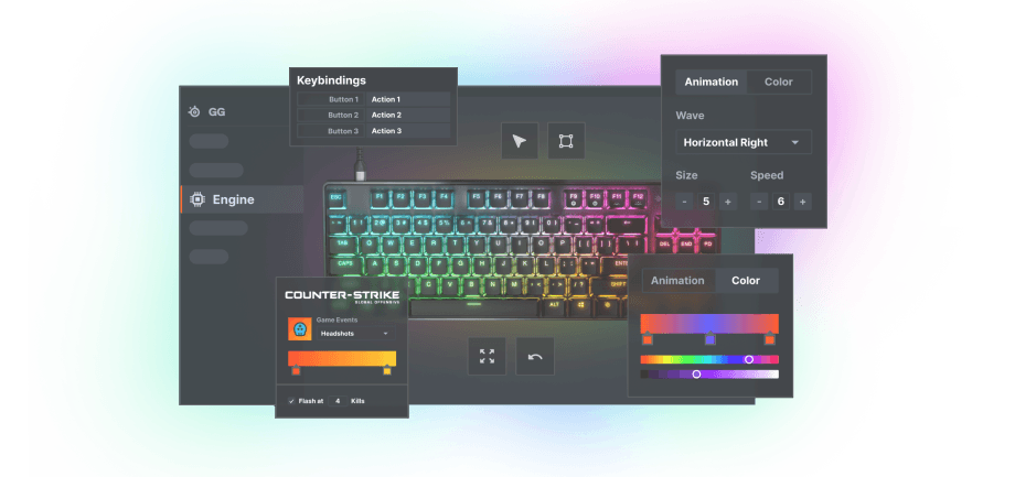 Image: SteelSeries Keyboard Apex 9 TKL SteelSeries Keyboard Apex 9 TKL