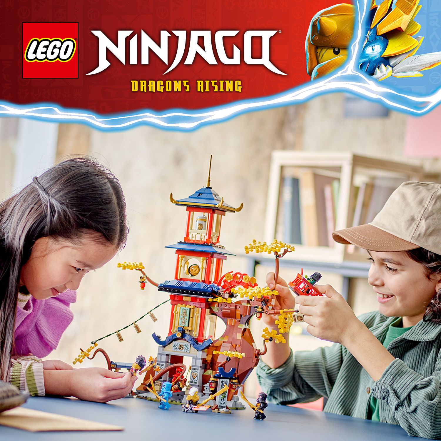 Zestaw NINJAGO® z ekscytującą świątynią