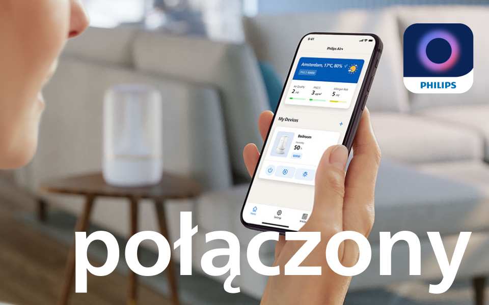 Połączenie z aplikacją Air+ Połączenie z aplikacją Air+