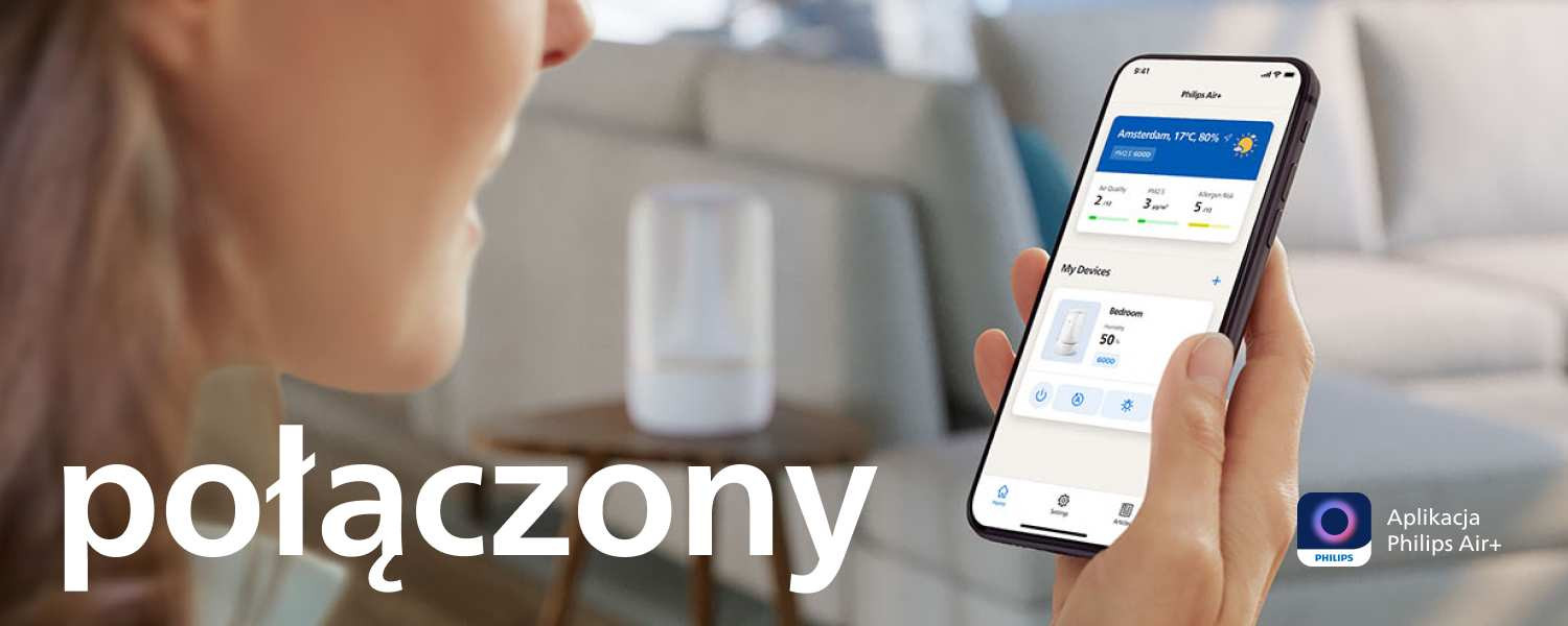 Połączenie z aplikacją Air+ Połączenie z aplikacją Air+