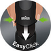 System EasyClick zapewniający łatwą wymianę przystawek