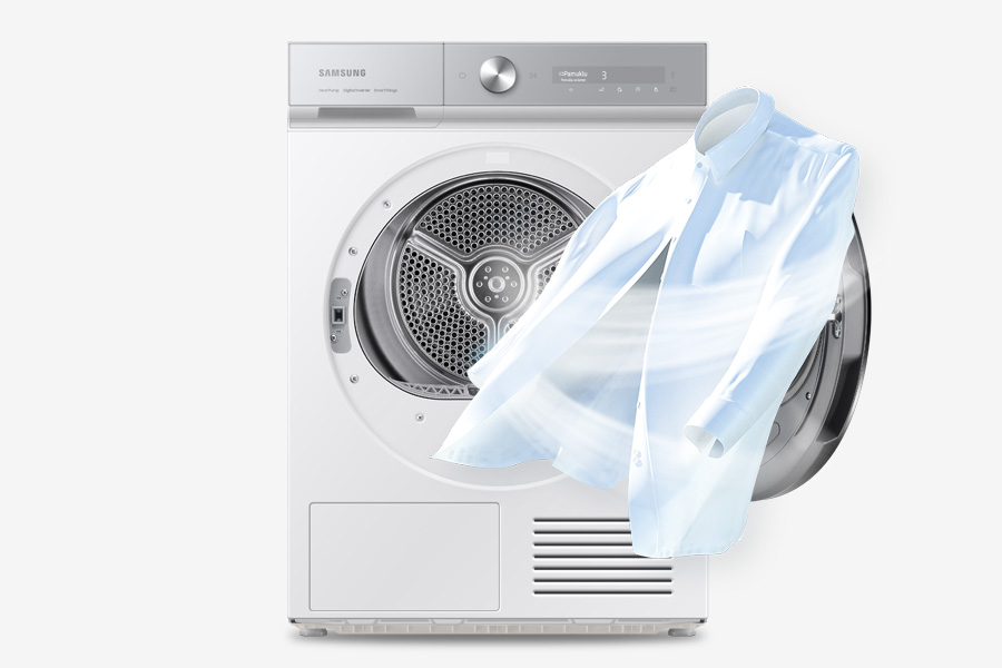 Samsung suszarka DV90BB9445GHS6 - zdjęcie - program AirRefresh Samsung suszarka Bespoke DV90BB9445GHS6 - zdjęcie - program AirRefresh