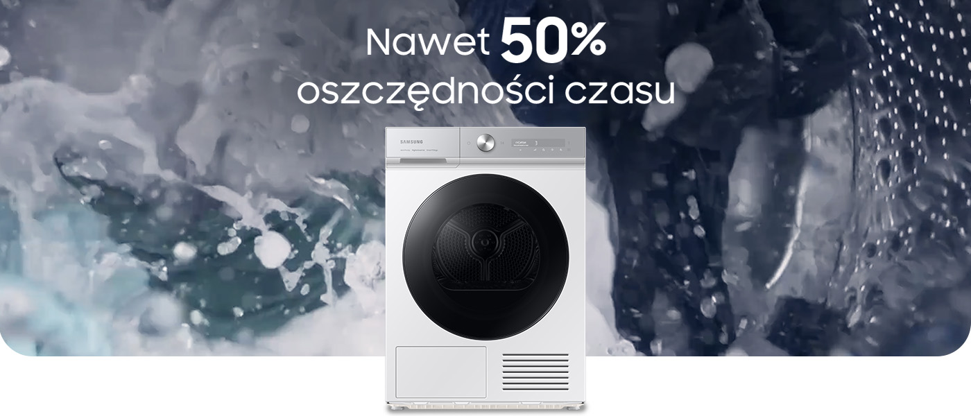 Samsung suszarka DV90BB9445GHS6 - zdjęcie - szybkie i delikatne suszenie Samsung suszarka Bespoke DV90BB9445GHS6 - zdjęcie - szybkie i delikatne suszenie