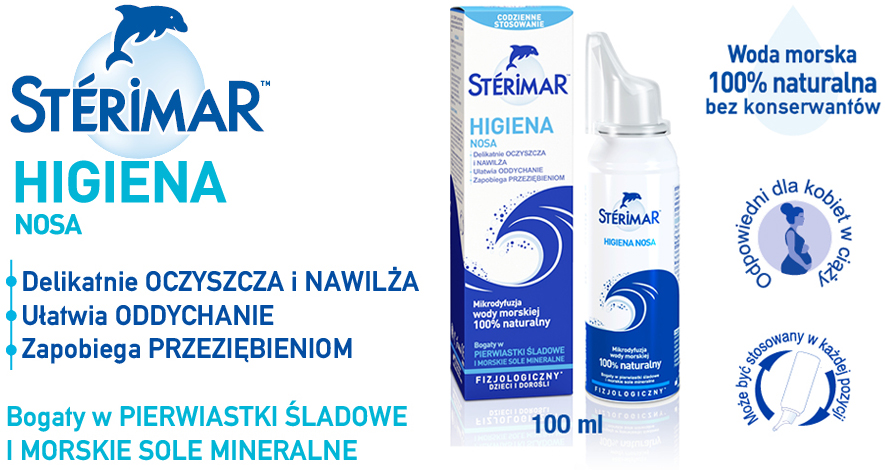 Sterimar - woda morska 100% naturalna bez konserwantów
