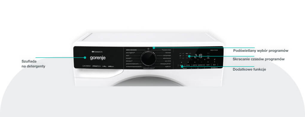 Image: Gorenje washing machine WPNA84A2TSWIFI-PL Gorenje washing machine WPNA84A2TSWIFI-PL