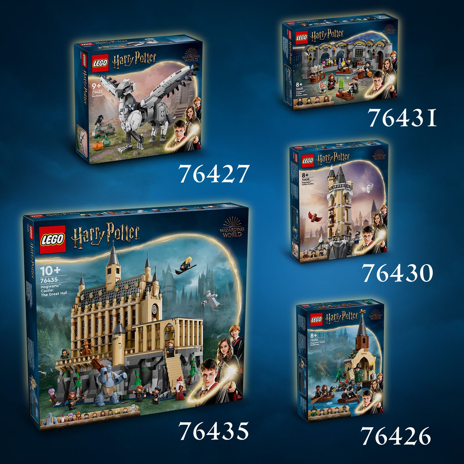 Kolekcja modeli z serii LEGO® Harry Potter™