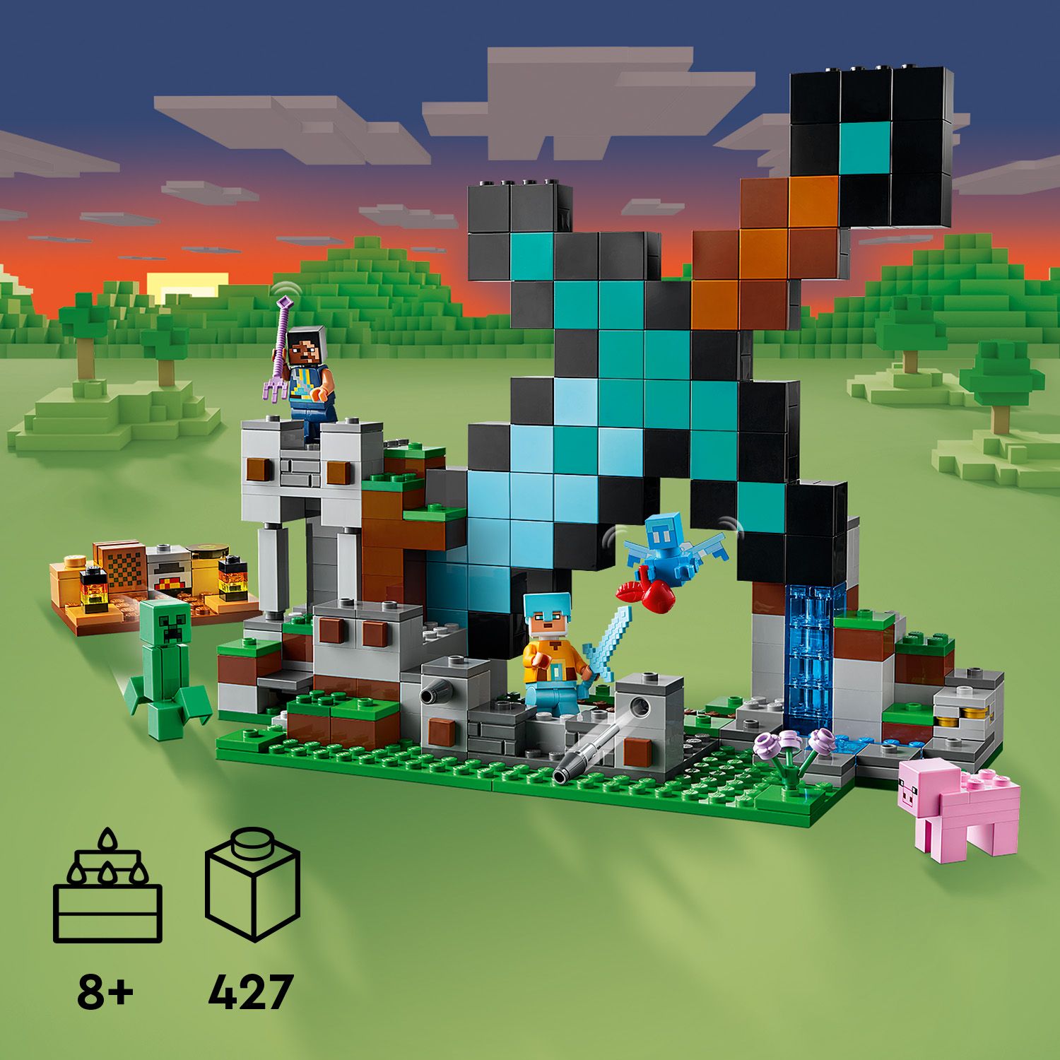 Klasyczne budowanie i walki z Minecrafta®