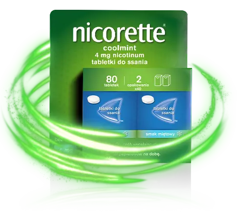 Nicorette TABLETKI 4 mg 80 sztuk