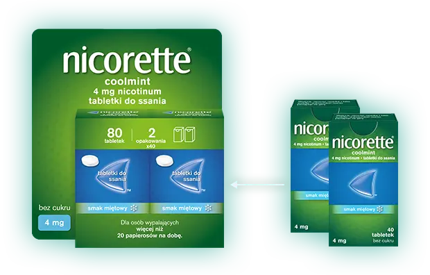 Nowe opakowania TABLETEK Nicorette