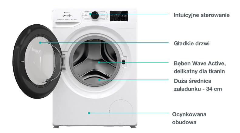 Image: GORENJE LAUNDRY WPNEI84SBSWIFI-PL GORENJE LAUNDRY WPNEI84SBSWIFI-PL