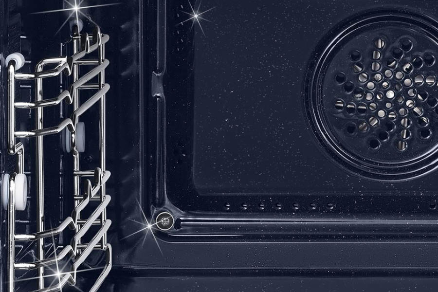 Samsung piekarnik parowy NQ5B5763DBB - specjalna powłoka wewnątrz Samsung piekarnik kompaktowy parowy NQ5B5763DBB - specjalna powłoka wewnątrz