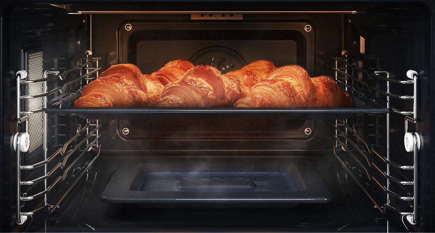 Samsung piekarnik parowy NQ5B5763DBB - naturalnie chrupkie i soczyste dania Samsung piekarnik kompaktowy parowy NQ5B5763DBB - naturalnie chrupkie i soczyste dania