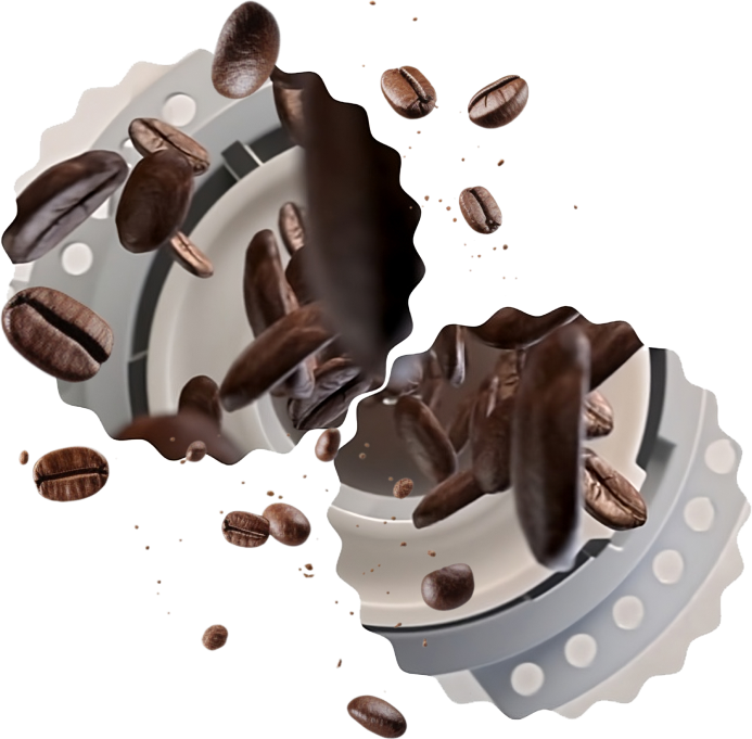 Młynek ceramiczny z 12-stopniową regulacją mielenia Młynek ceramiczny z 12-stopniową regulacją mielenia