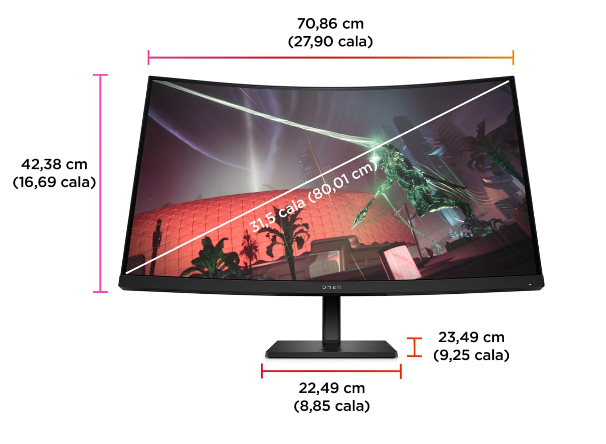 Image: HP MONITOR GAMINGOWY OMEN 32C HP MONITOR GAMINGOWY OMEN 32C