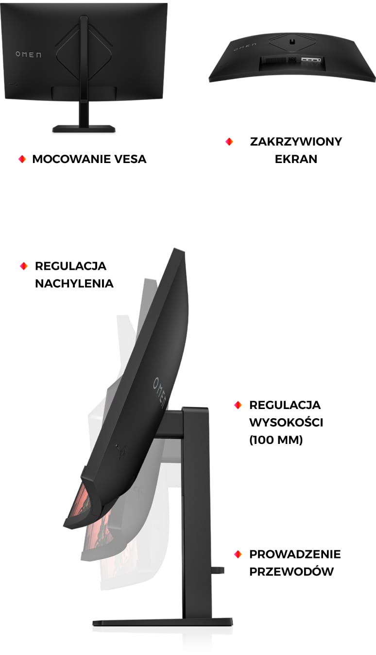 Image: HP MONITOR GAMINGOWY OMEN 32C HP MONITOR GAMINGOWY OMEN 32C