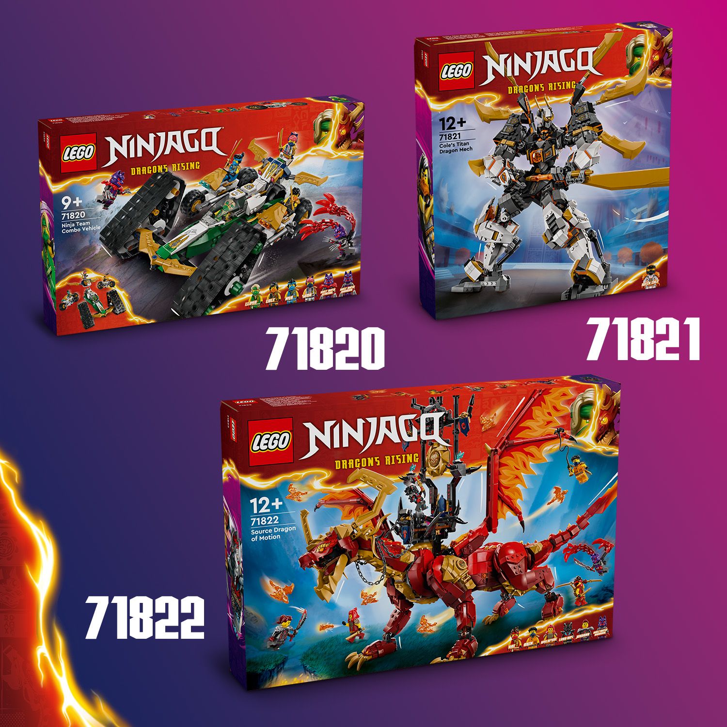 Więcej zestawów do kolekcji LEGO® NINJAGO®