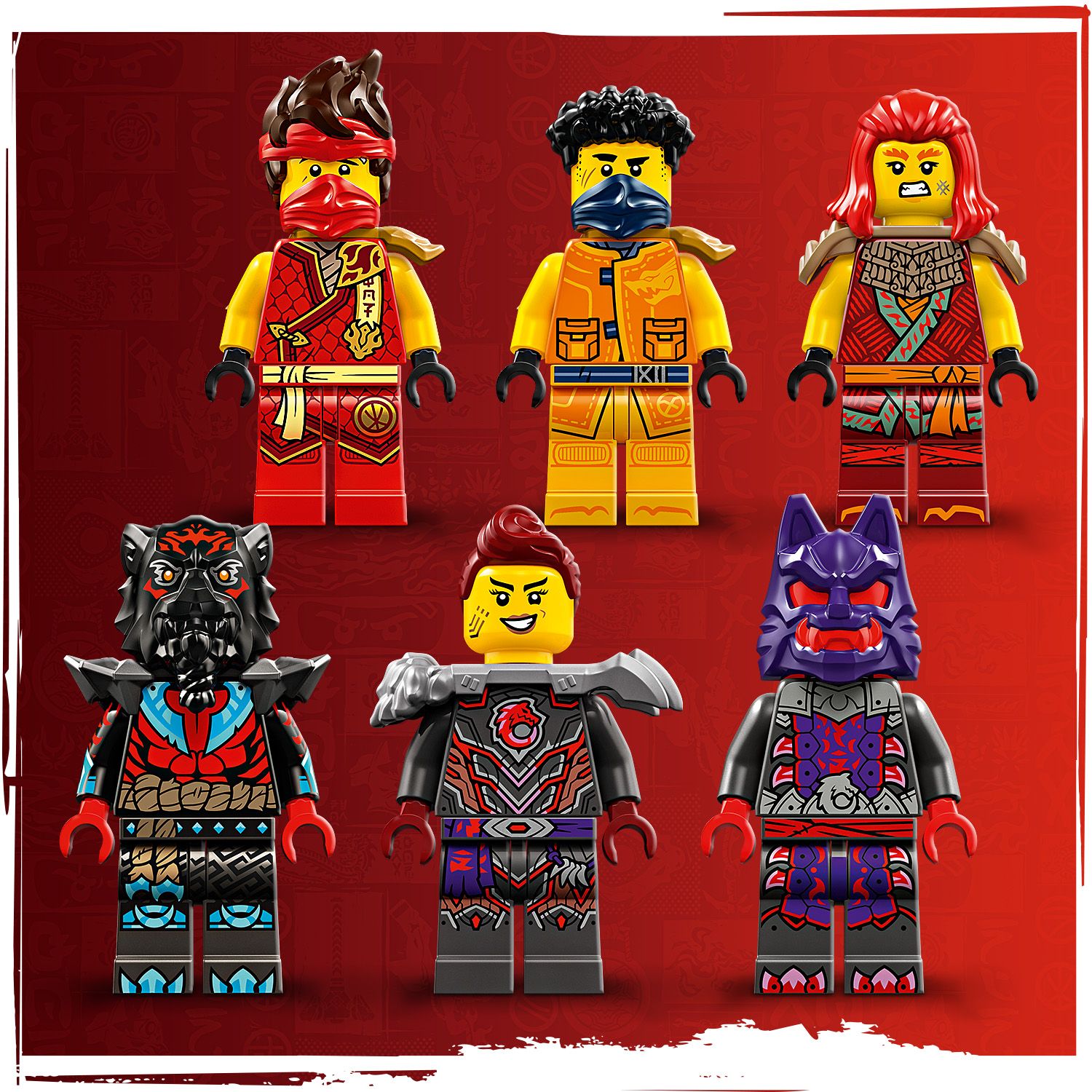 Sześć minifigurek NINJAGO®