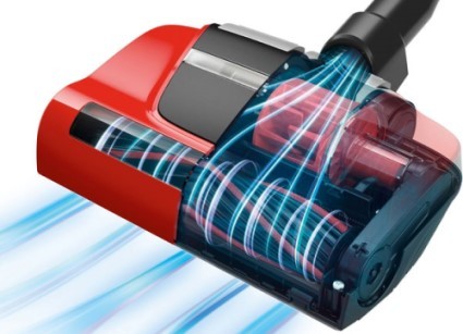 Turboszczotka ProAnimal AirTurbo Plus - łatwe odkurzanie sierści z wszystkich rodzajów podłóg.
