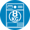 Pojemność 8 kg