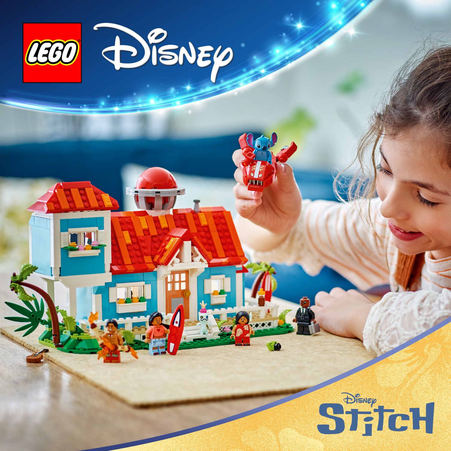 Domek na plaży LEGO® | Disney do zbudowania