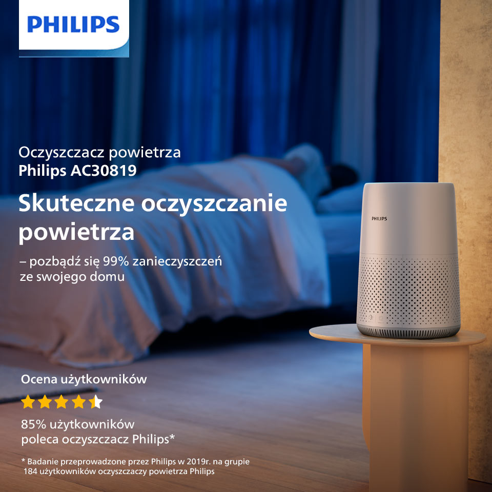 Philips Filtr 2w1 NanoProtect HEPAusuwa cząsteczki 100x mniejsze niż standardowy filtr HEPA Philips Filtr 2w1 NanoProtect HEPAusuwa cząsteczki 100x mniejsze niż standardowy filtr HEPA