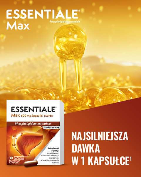 W serwisie Ceneo porównaj oferty na lek bez recepty Essentiale Max wspierający regenerację wątroby W serwisie Ceneo porównaj oferty na lek bez recepty Essentiale Max wspierający regenerację wątroby