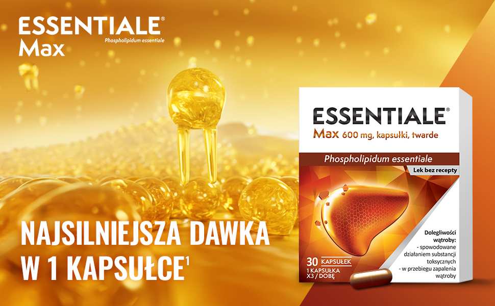 W serwisie Ceneo porównaj oferty na lek bez recepty Essentiale Max wspierający regenerację wątroby W serwisie Ceneo porównaj oferty na lek bez recepty Essentiale Max wspierający regenerację wątroby