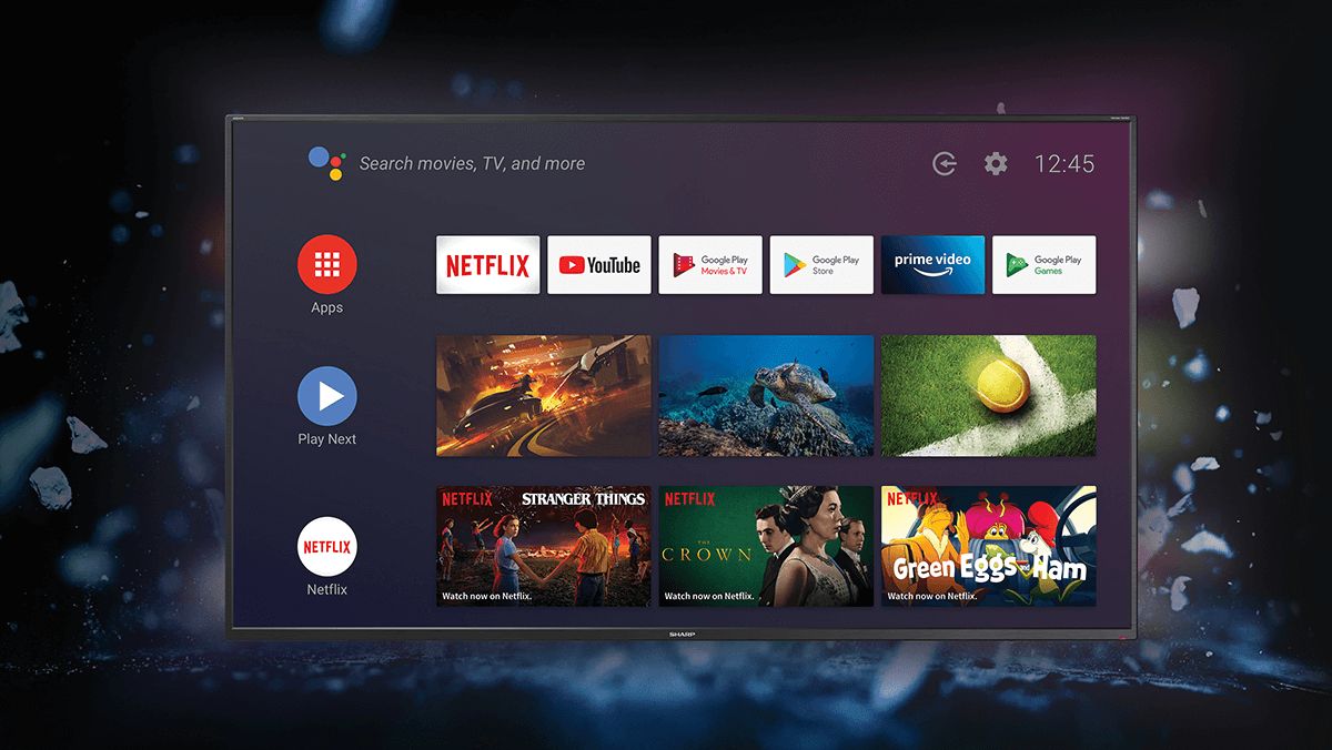 Zdjęcie mnóstwo funkcji platformy Android TV