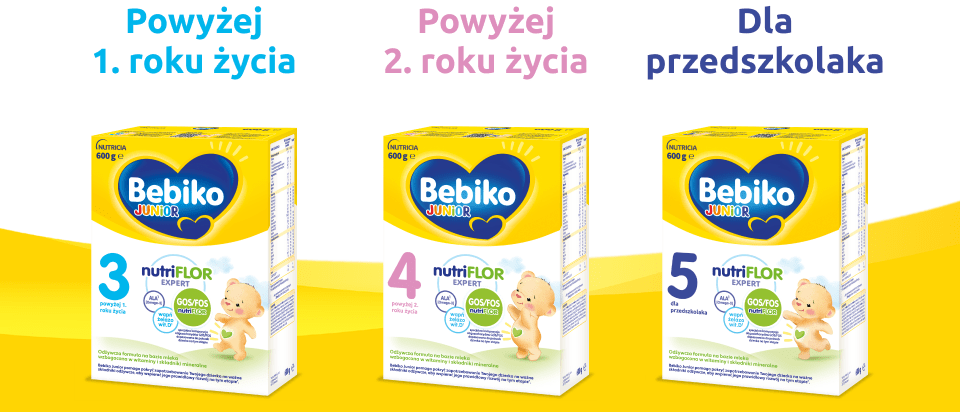 Produkty Bebiko wspierające rozwój dziecka na każdym etapie Produkty Bebiko wspierające rozwój dziecka na każdym etapie