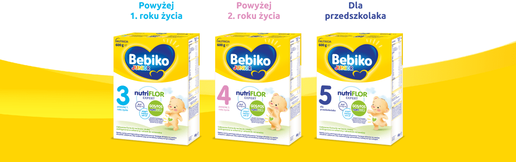 Produkty Bebiko wspierające rozwój dziecka na każdym etapie Produkty Bebiko wspierające rozwój dziecka na każdym etapie