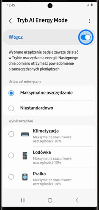 SmartThings - zoptymalizuj ustawienia urządzeń Aplikacja SmartThings - zoptymalizuj ustawienia urządzeń
