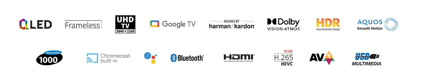 4K ULTRA HD QLED SHARP GOOGLE TV
