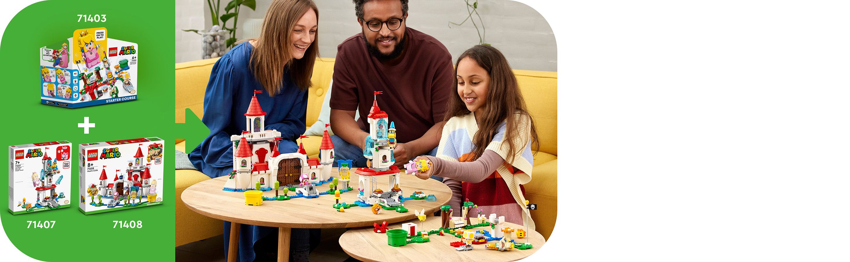 Łącz z innymi zestawami LEGO® Super Mario™