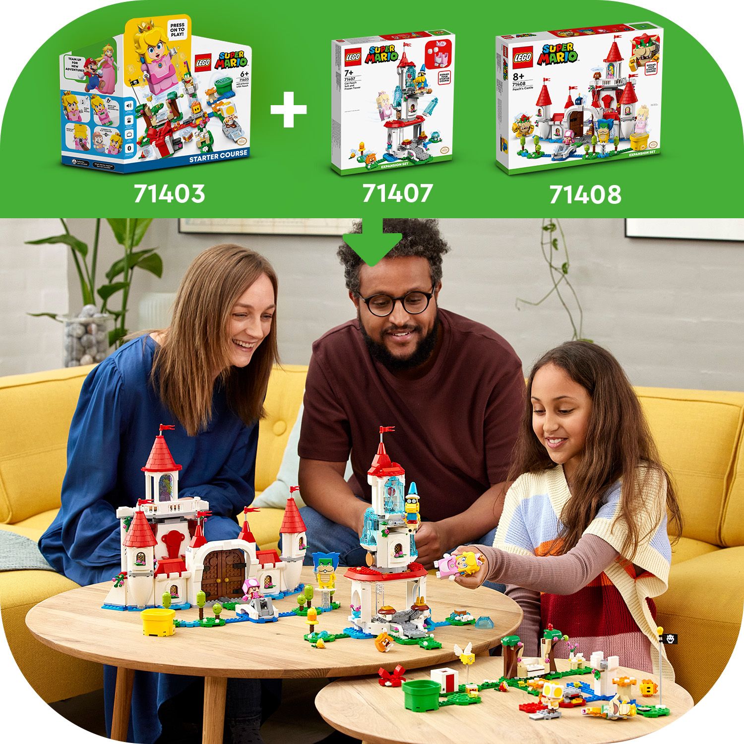 Łącz z innymi zestawami LEGO® Super Mario™