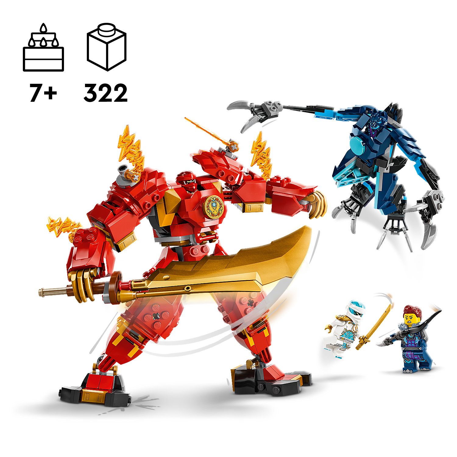 Lego Ninjago Mech Ywio U Ognia Kaia Ceny I Opinie Ceneo Pl