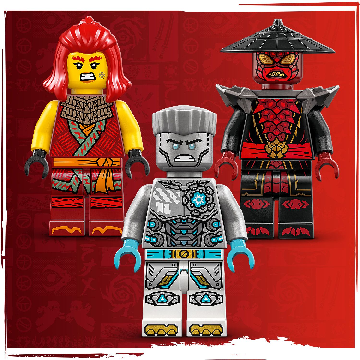 Trzy minifigurki NINJAGO®