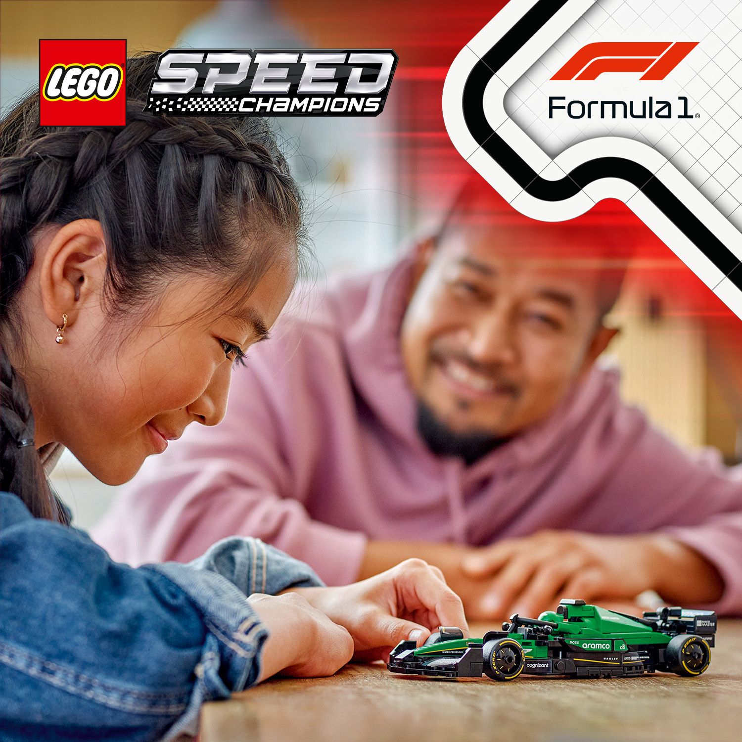 LEGO® Bolid F1® Aston Martin Aramco AMR24