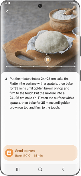 Piekarnik parowy NV7B57508AB Samsung - SmartThings - screenshot 2 Piekarnik parowy NV7B57508AB Samsung Natural Steam - SmartThings - screenshot 2