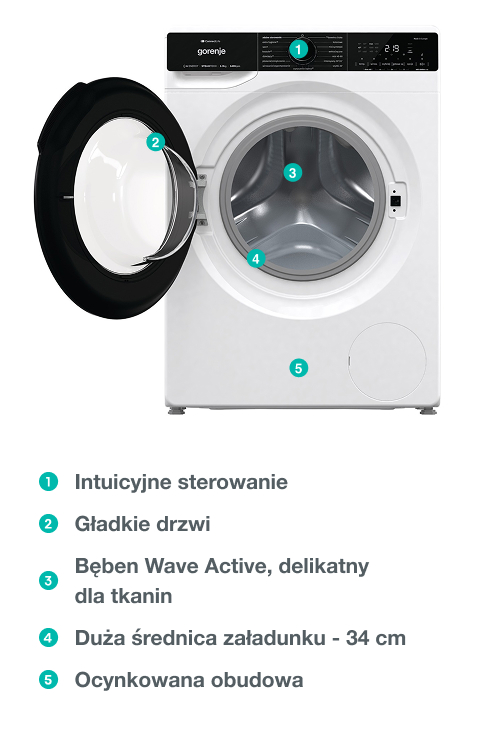 Image: GORENJE LAUNDRY WPNA94A3RWIFI-PL GORENJE LAUNDRY WPNA94A3RWIFI-PL