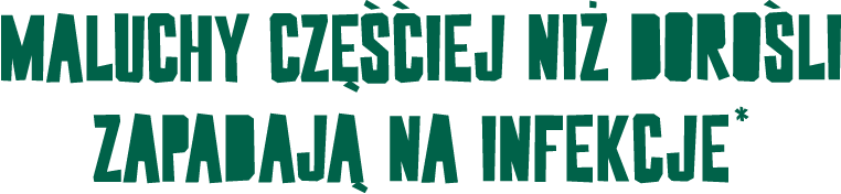 Maluchy częściej niż dorośli zapadają na infekcje