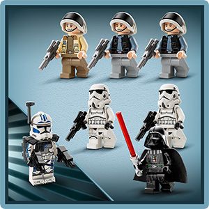 Siedem minifigurek LEGO® Star Wars™