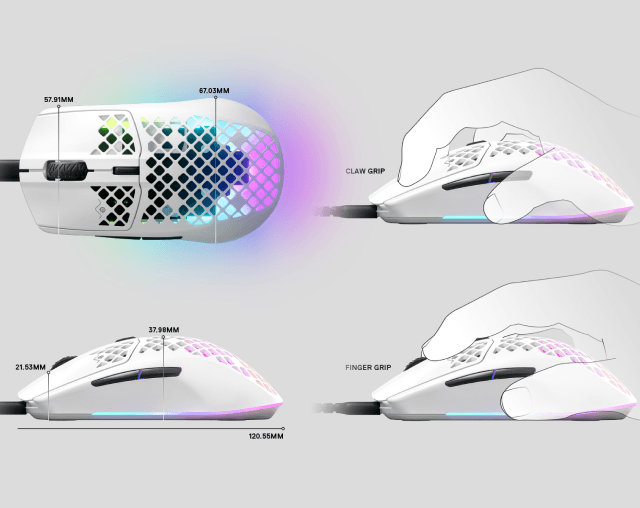 Image: SteelSeries Mouse Rival 3 Snow White SteelSeries Mouse Rival 3 Snow White