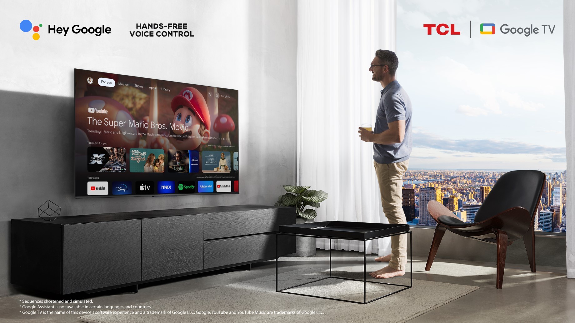 Przejmij kontrolę z Google TV sterowaniem głosowym bez użycia rąk Przejmij kontrolę z Google TV sterowaniem głosowym bez użycia rąk
