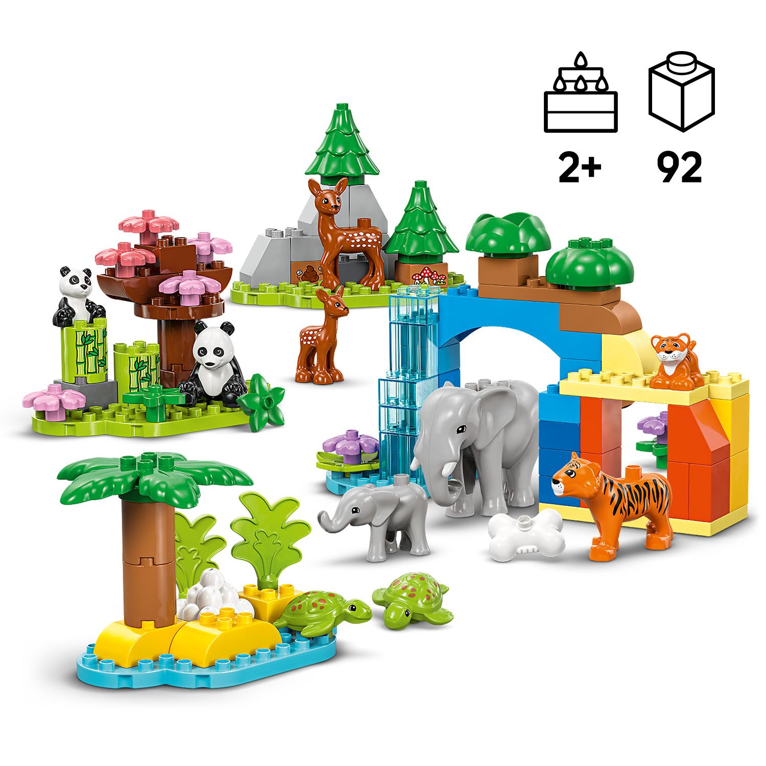 Dziesięć figurek zwierząt LEGO® DUPLO®